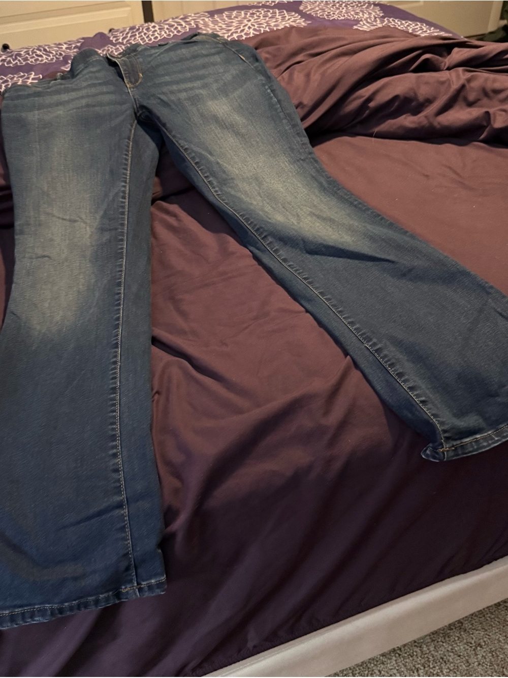 Apt. 9 Women's Dark Blue Flare Jeans